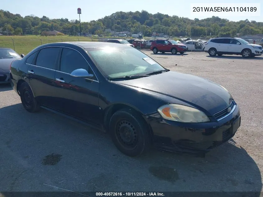 2010 Chevrolet Impala Ls VIN: 2G1WA5EN6A1104189 Lot: 40572616