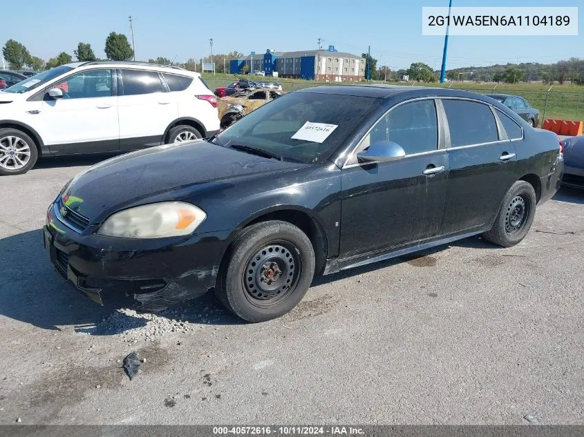 2G1WA5EN6A1104189 2010 Chevrolet Impala Ls