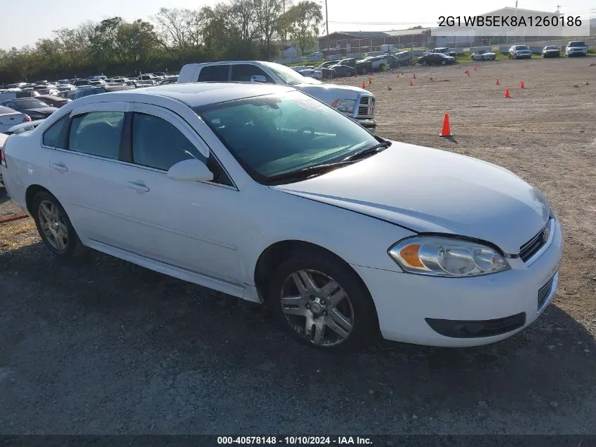 2010 Chevrolet Impala Lt VIN: 2G1WB5EK8A1260186 Lot: 40578148