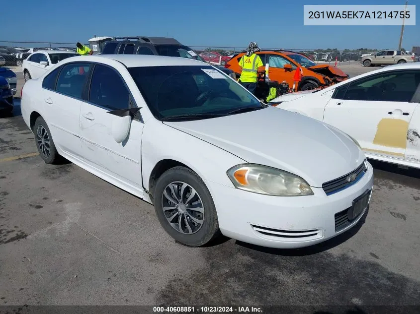 2G1WA5EK7A1214755 2010 Chevrolet Impala Ls