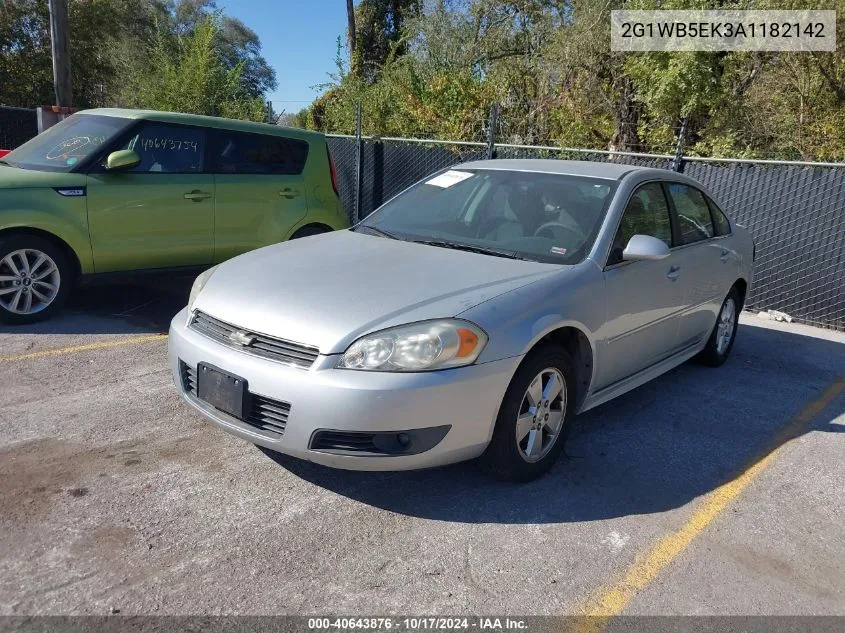 2G1WB5EK3A1182142 2010 Chevrolet Impala Lt