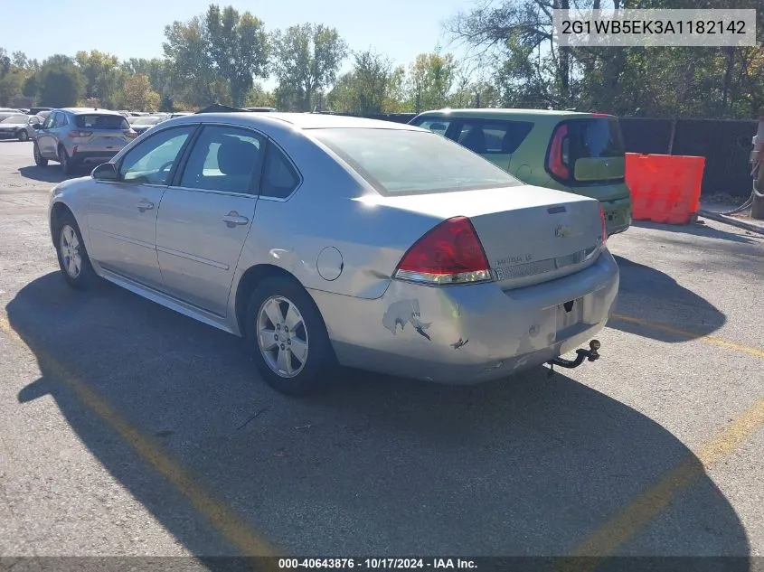 2G1WB5EK3A1182142 2010 Chevrolet Impala Lt