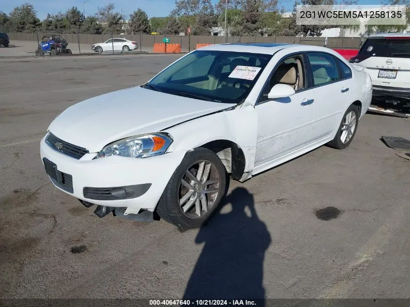 2010 Chevrolet Impala Ltz VIN: 2G1WC5EM5A1258135 Lot: 40647640