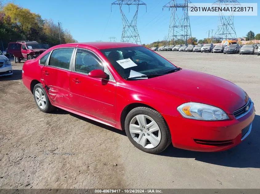 2010 Chevrolet Impala Ls VIN: 2G1WA5EN4A1228171 Lot: 40679417