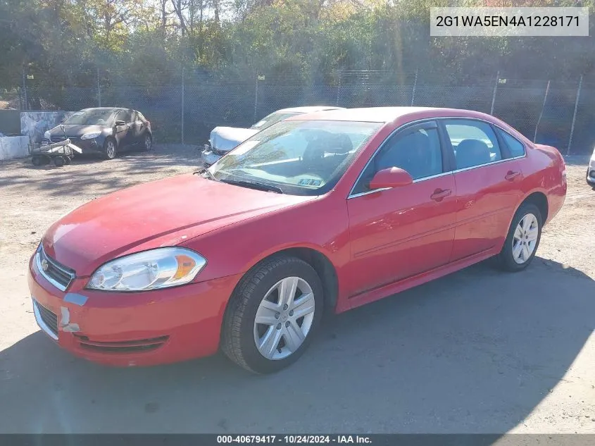 2010 Chevrolet Impala Ls VIN: 2G1WA5EN4A1228171 Lot: 40679417