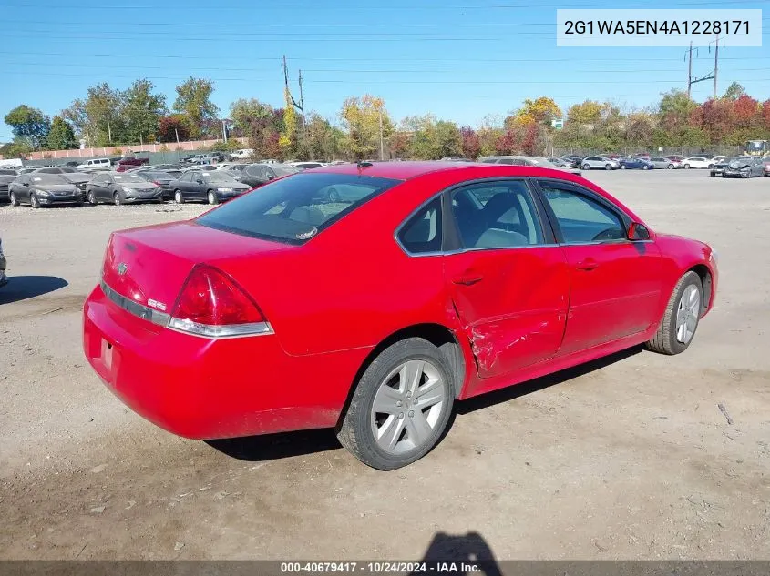 2010 Chevrolet Impala Ls VIN: 2G1WA5EN4A1228171 Lot: 40679417