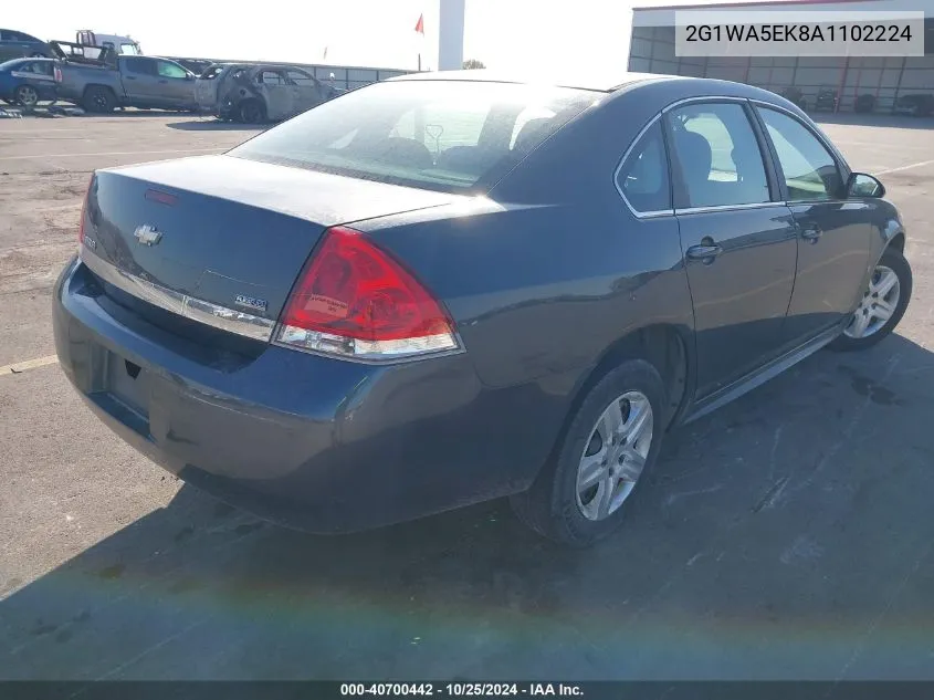 2010 Chevrolet Impala Ls VIN: 2G1WA5EK8A1102224 Lot: 40700442