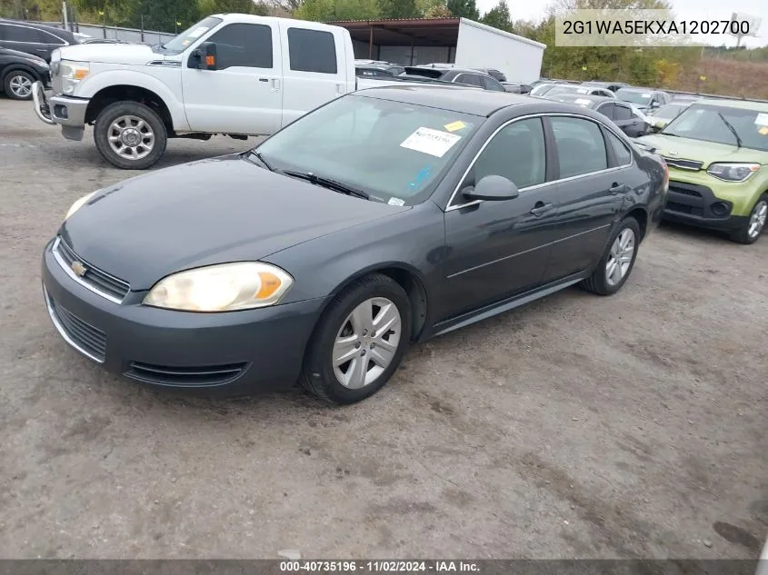 2010 Chevrolet Impala Ls VIN: 2G1WA5EKXA1202700 Lot: 40735196