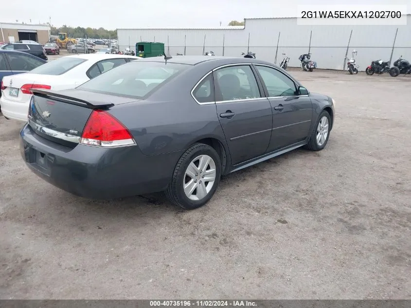 2010 Chevrolet Impala Ls VIN: 2G1WA5EKXA1202700 Lot: 40735196