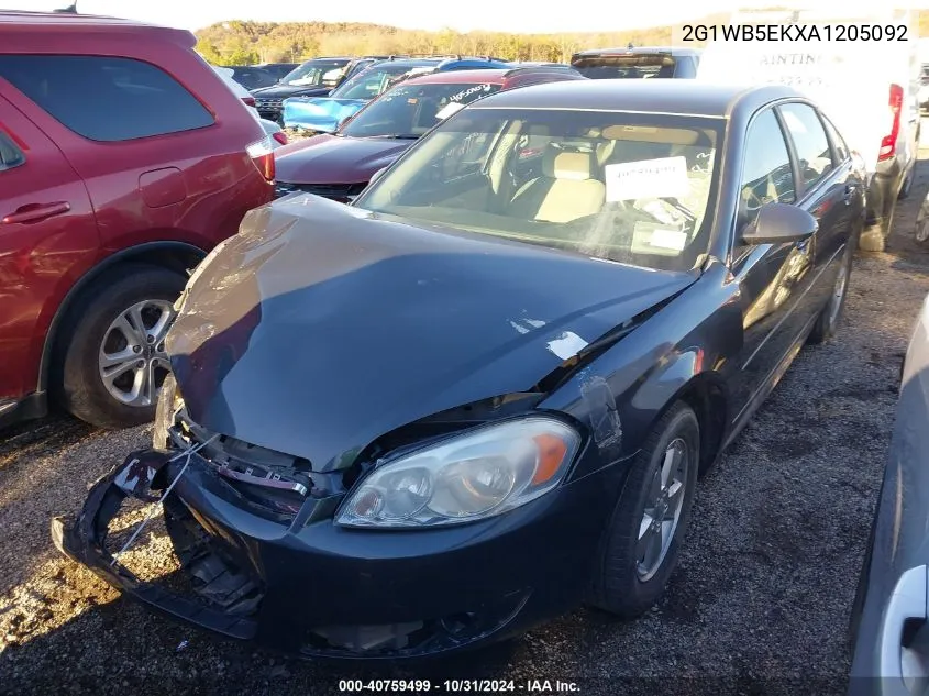 2010 Chevrolet Impala Lt VIN: 2G1WB5EKXA1205092 Lot: 40759499