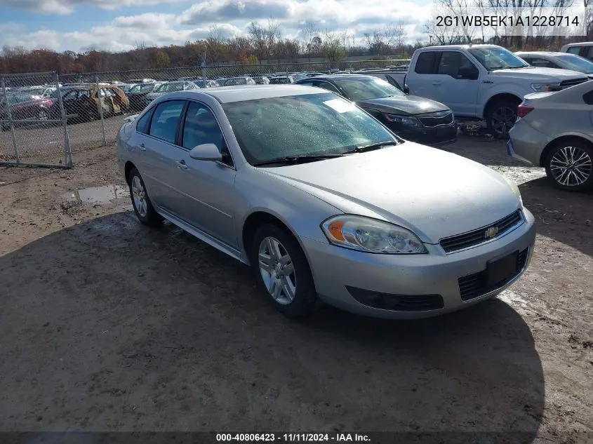 2010 Chevrolet Impala Lt VIN: 2G1WB5EK1A1228714 Lot: 40806423