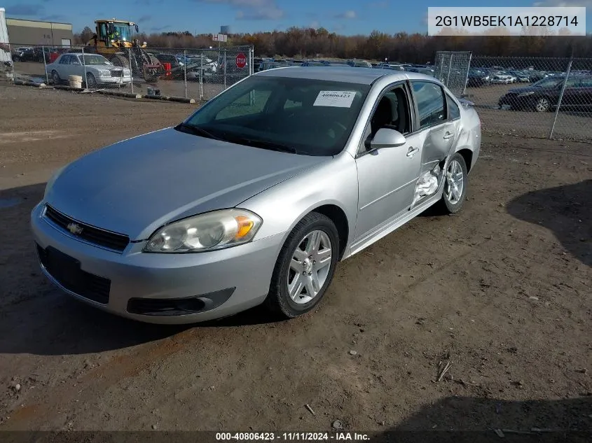 2010 Chevrolet Impala Lt VIN: 2G1WB5EK1A1228714 Lot: 40806423