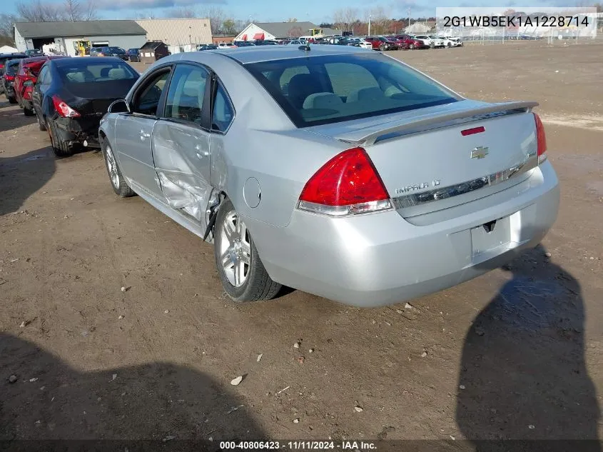 2010 Chevrolet Impala Lt VIN: 2G1WB5EK1A1228714 Lot: 40806423