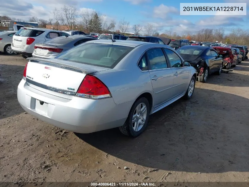 2010 Chevrolet Impala Lt VIN: 2G1WB5EK1A1228714 Lot: 40806423