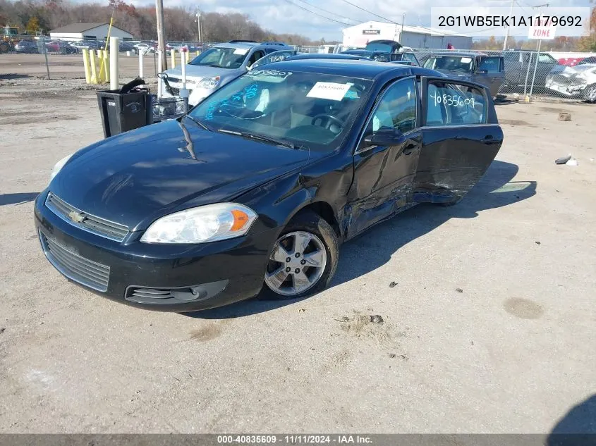 2010 Chevrolet Impala Lt VIN: 2G1WB5EK1A1179692 Lot: 40835609