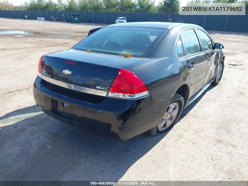 2010 Chevrolet Impala Lt VIN: 2G1WB5EK1A1179692 Lot: 40835609