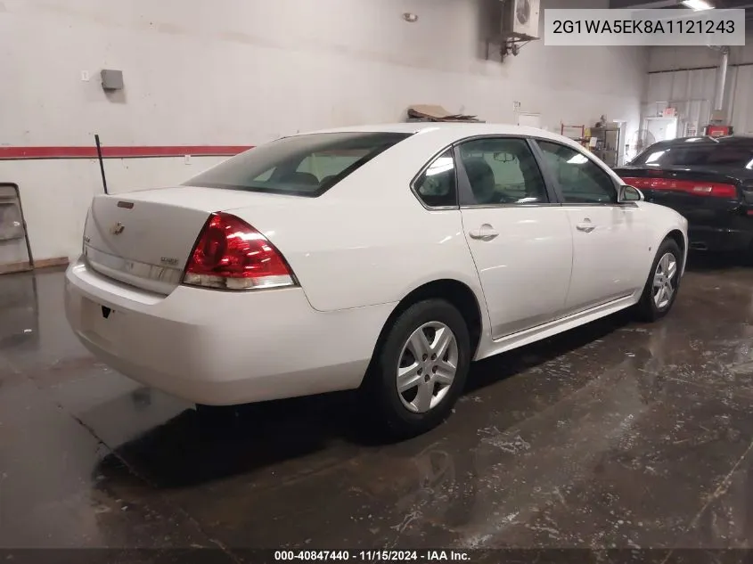 2010 Chevrolet Impala Ls VIN: 2G1WA5EK8A1121243 Lot: 40847440