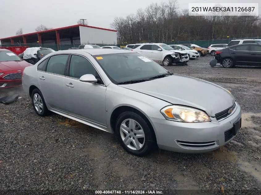 2010 Chevrolet Impala Ls VIN: 2G1WA5EK3A1126687 Lot: 40847748