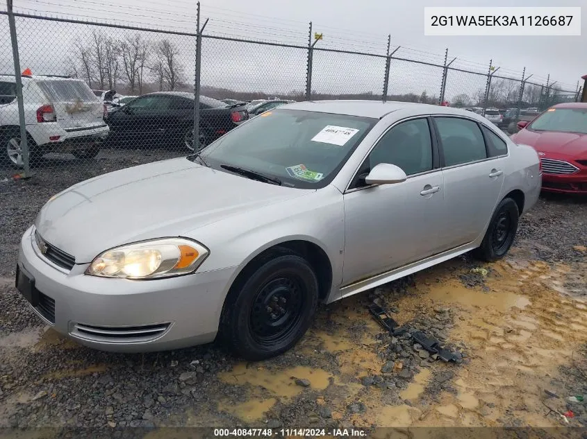 2010 Chevrolet Impala Ls VIN: 2G1WA5EK3A1126687 Lot: 40847748