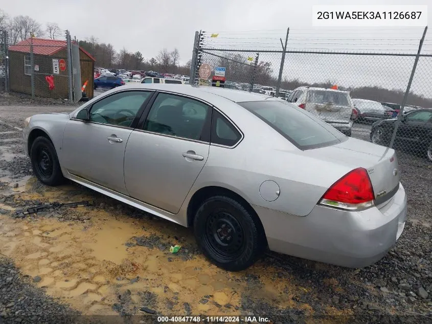 2010 Chevrolet Impala Ls VIN: 2G1WA5EK3A1126687 Lot: 40847748