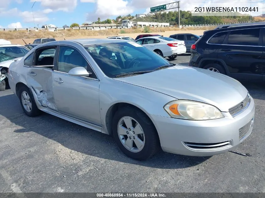 2010 Chevrolet Impala Lt VIN: 2G1WB5EN6A1102441 Lot: 40868954