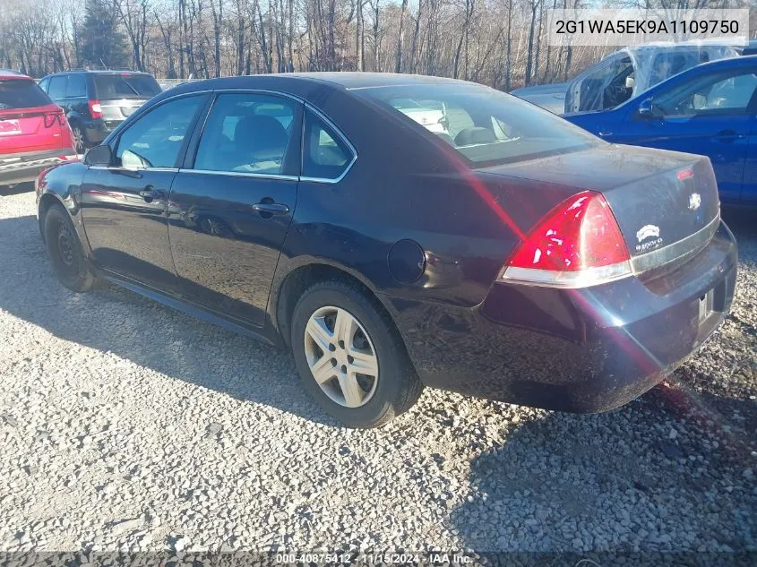 2010 Chevrolet Impala Ls VIN: 2G1WA5EK9A1109750 Lot: 40875412