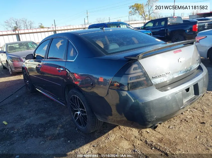 2010 Chevrolet Impala Ltz VIN: 2G1WC5EM6A1181582 Lot: 40881843