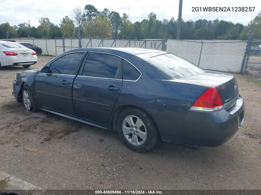 2010 Chevrolet Impala Lt VIN: 2G1WB5EN2A1238257 Lot: 40889494