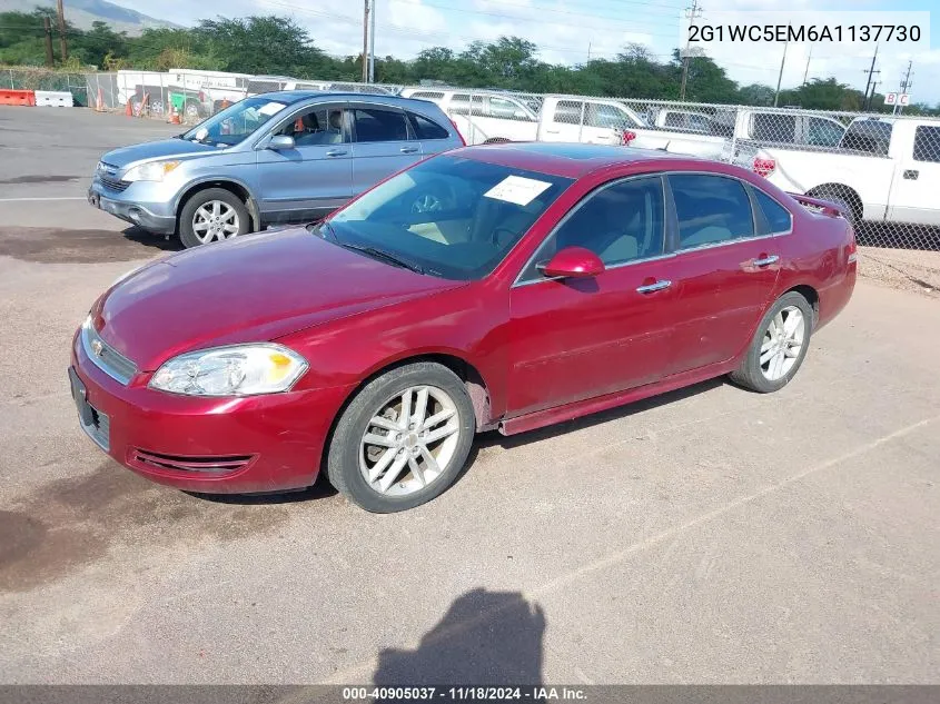 2010 Chevrolet Impala Ltz VIN: 2G1WC5EM6A1137730 Lot: 40905037