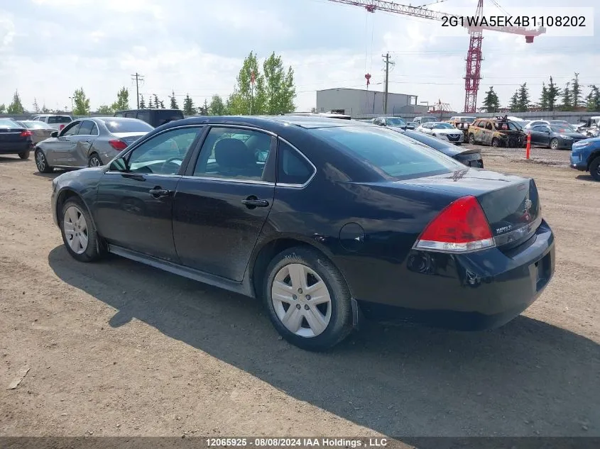 2G1WA5EK4B1108202 2011 Chevrolet Impala