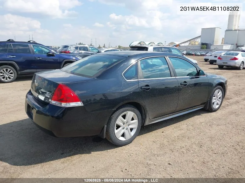 2G1WA5EK4B1108202 2011 Chevrolet Impala