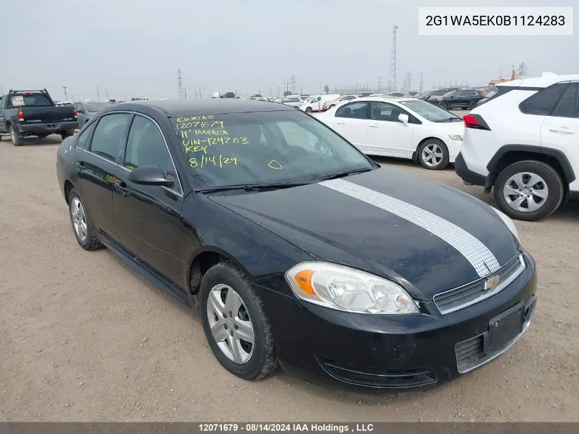 2G1WA5EK0B1124283 2011 Chevrolet Impala Ls