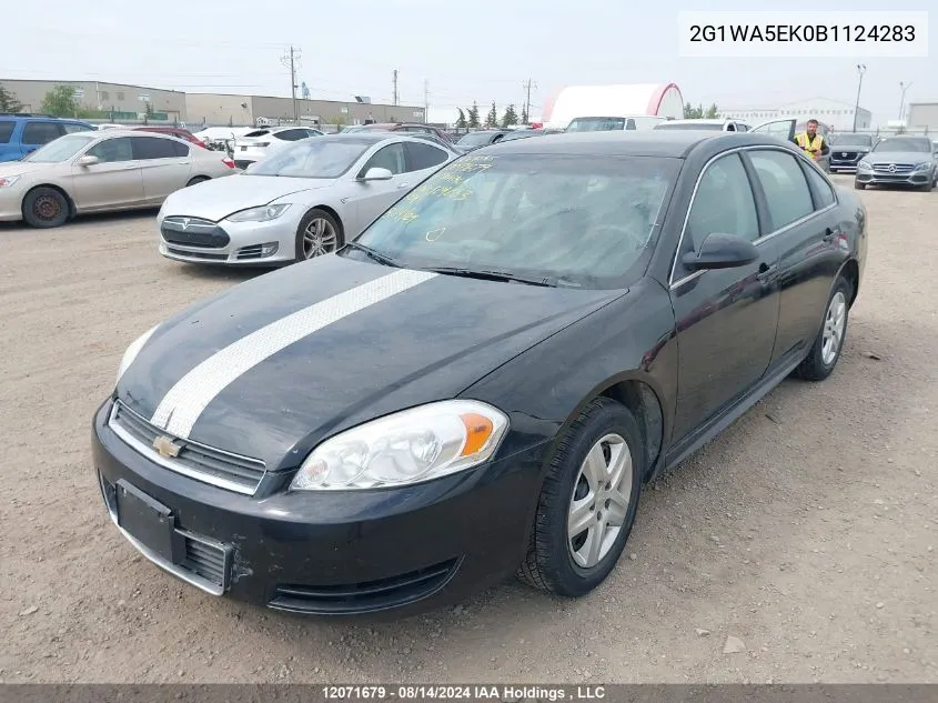 2011 Chevrolet Impala Ls VIN: 2G1WA5EK0B1124283 Lot: 12071679