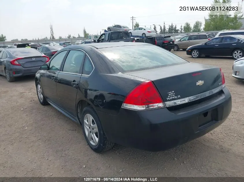 2011 Chevrolet Impala Ls VIN: 2G1WA5EK0B1124283 Lot: 12071679