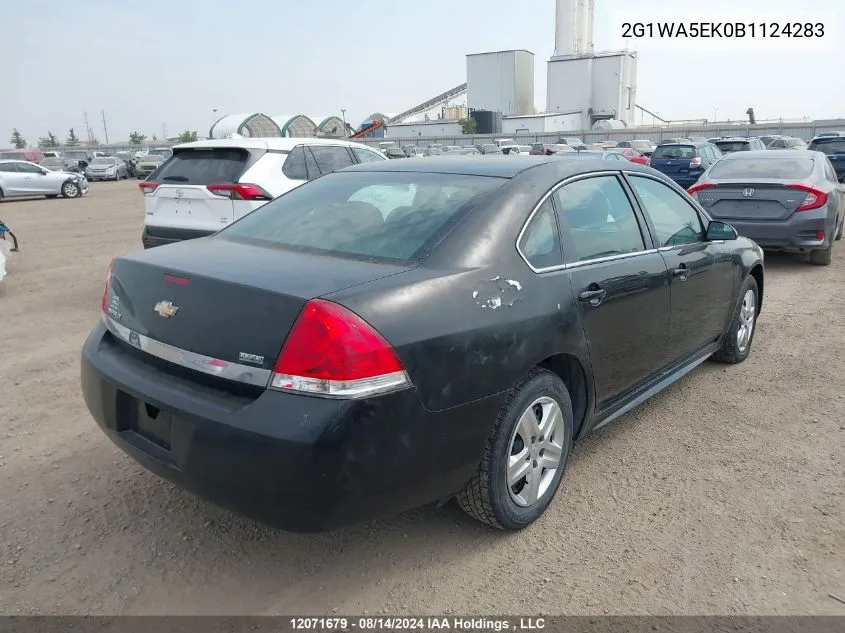 2011 Chevrolet Impala Ls VIN: 2G1WA5EK0B1124283 Lot: 12071679