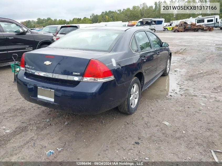 2011 Chevrolet Impala VIN: 2G1WG5EKXB1317166 Lot: 12098496