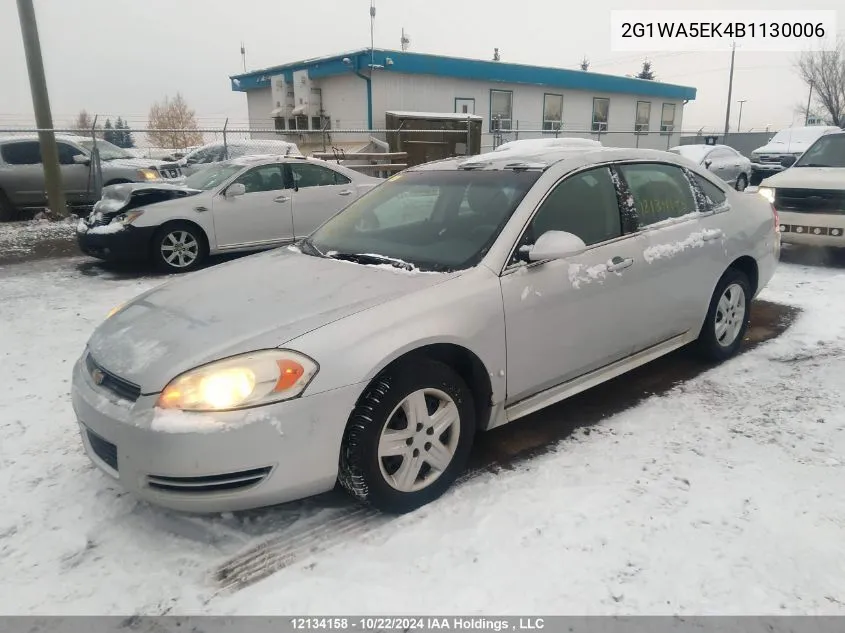 2011 Chevrolet Impala Ls VIN: 2G1WA5EK4B1130006 Lot: 12134158