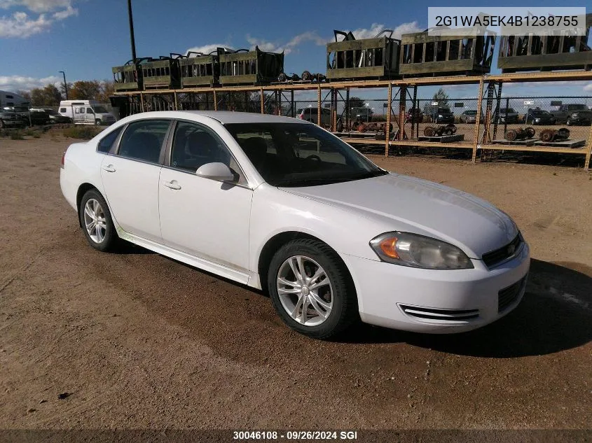 2011 Chevrolet Impala Ls VIN: 2G1WA5EK4B1238755 Lot: 30046108