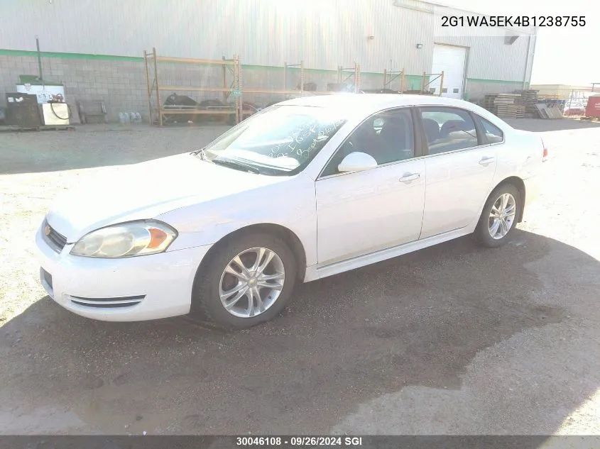 2011 Chevrolet Impala Ls VIN: 2G1WA5EK4B1238755 Lot: 30046108