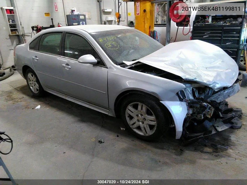 2G1WB5EK4B1199811 2011 Chevrolet Impala Lt