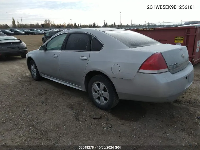 2011 Chevrolet Impala Lt VIN: 2G1WB5EK9B1256181 Lot: 30048276