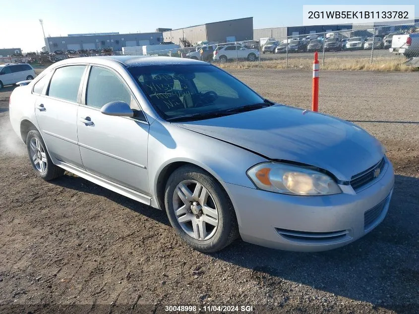 2011 Chevrolet Impala Lt VIN: 2G1WB5EK1B1133782 Lot: 30048998