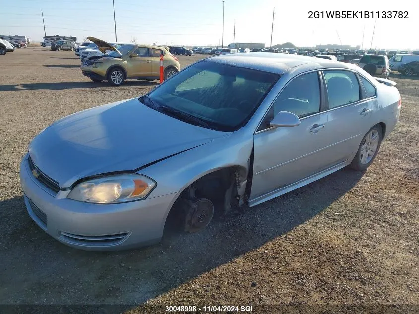 2011 Chevrolet Impala Lt VIN: 2G1WB5EK1B1133782 Lot: 30048998