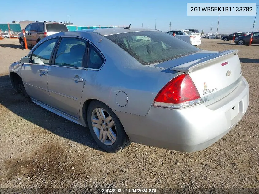 2011 Chevrolet Impala Lt VIN: 2G1WB5EK1B1133782 Lot: 30048998