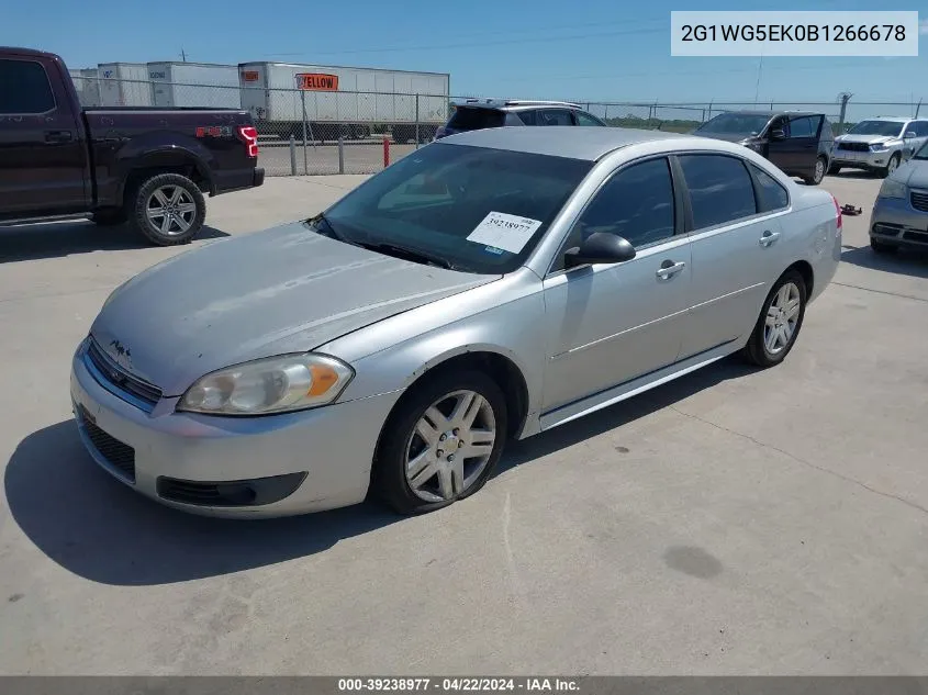 2011 Chevrolet Impala Lt VIN: 2G1WG5EK0B1266678 Lot: 39238977