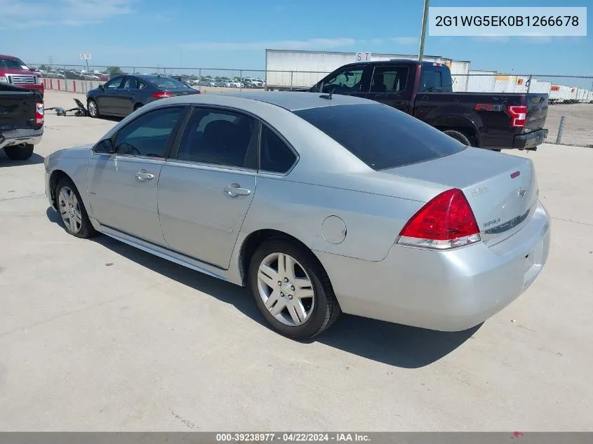 2011 Chevrolet Impala Lt VIN: 2G1WG5EK0B1266678 Lot: 39238977