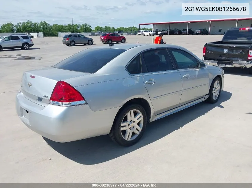 2011 Chevrolet Impala Lt VIN: 2G1WG5EK0B1266678 Lot: 39238977