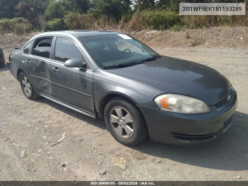 2011 Chevrolet Impala Ls VIN: 2G1WF5EK1B1153289 Lot: 39409181