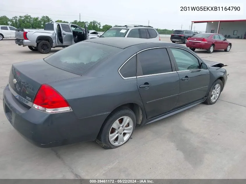 2011 Chevrolet Impala Lt VIN: 2G1WG5EKXB1164790 Lot: 39461172