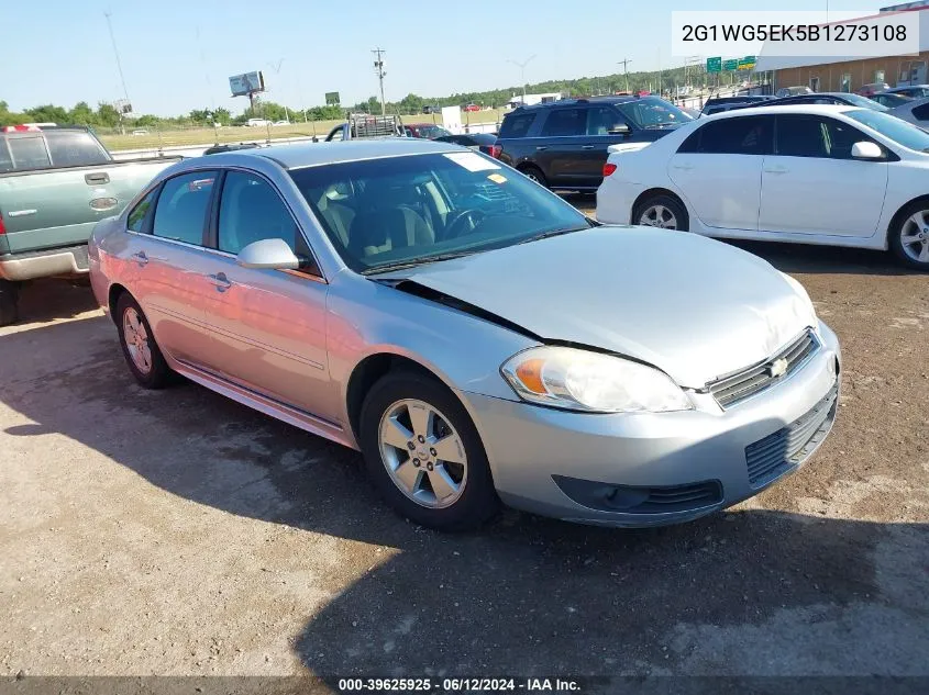 2011 Chevrolet Impala Lt VIN: 2G1WG5EK5B1273108 Lot: 39625925